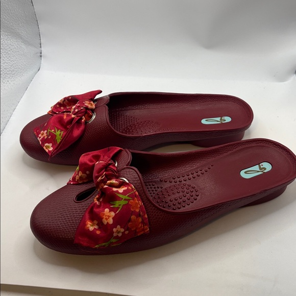 Oka-B Madison Slide jelly Sandals SZ L 9.5-10 slip on massage beads footbed flat - Picture 3 of 11